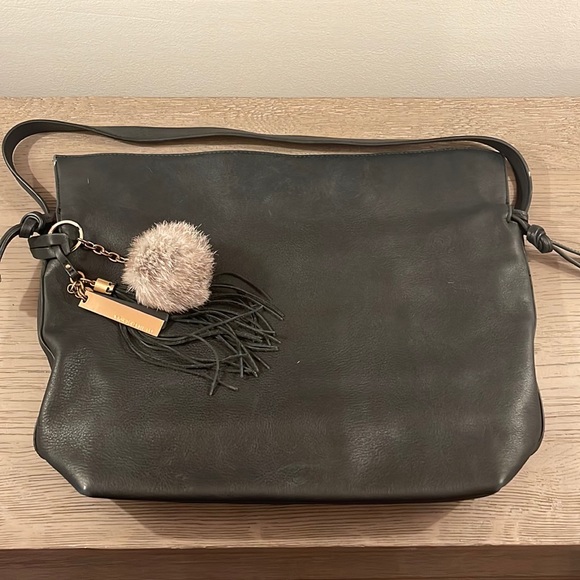 Vince Camuto Black Leather Bag - Picture 1 of 4